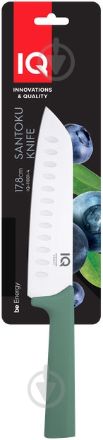 Нож сантоку IQ IQ Be Energy 17,8 см IQ-11001-4 - фото 2 Нож сантоку IQ IQ Be Energy 17,8 см IQ-11001-4 - фото 2