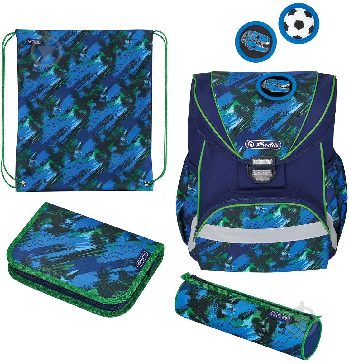 Рюкзак школьный Herlitz Ultralight Plus Splash (50026845) - фото 1
