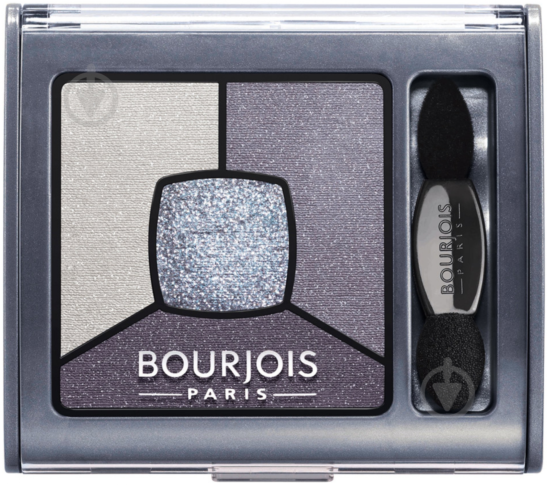 Тени для век Bourjois Smoky Stories № 08 okean obsession № 08-синяя гамма+синий шиммер 3,2 г - фото 1