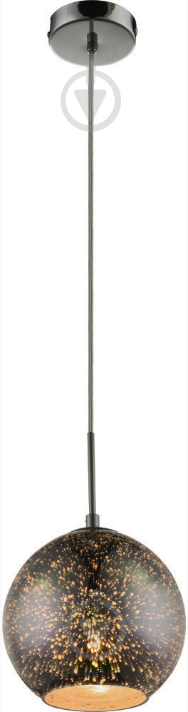 Подвес Globo Koby 1x60 Вт E27 хром 15845 - фото 1