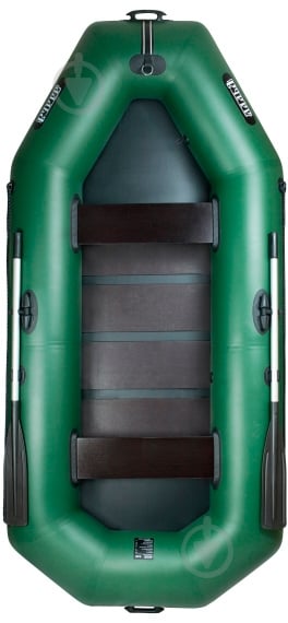 Човен надувний Ладья ЛТ-290ЕС зелений - фото 1