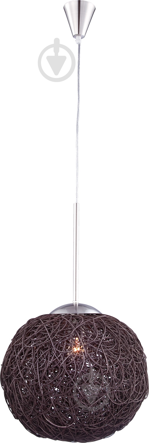 Підвіс Globo Corc 1x60 Вт E27 коричневий 1593 - фото 1