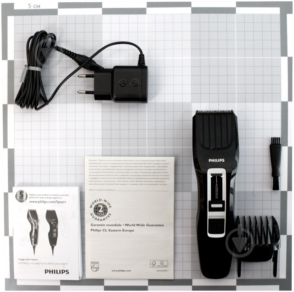 Машинка для підстригання Philips HC3410/15 - фото 4 Машинка для підстригання Philips HC3410/15 - фото 4