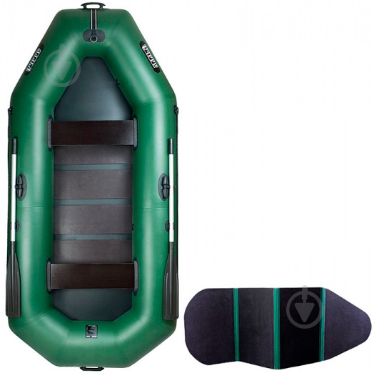 Лодка надувная Ладья ЛТ-290ЕВБ зеленый - фото 1