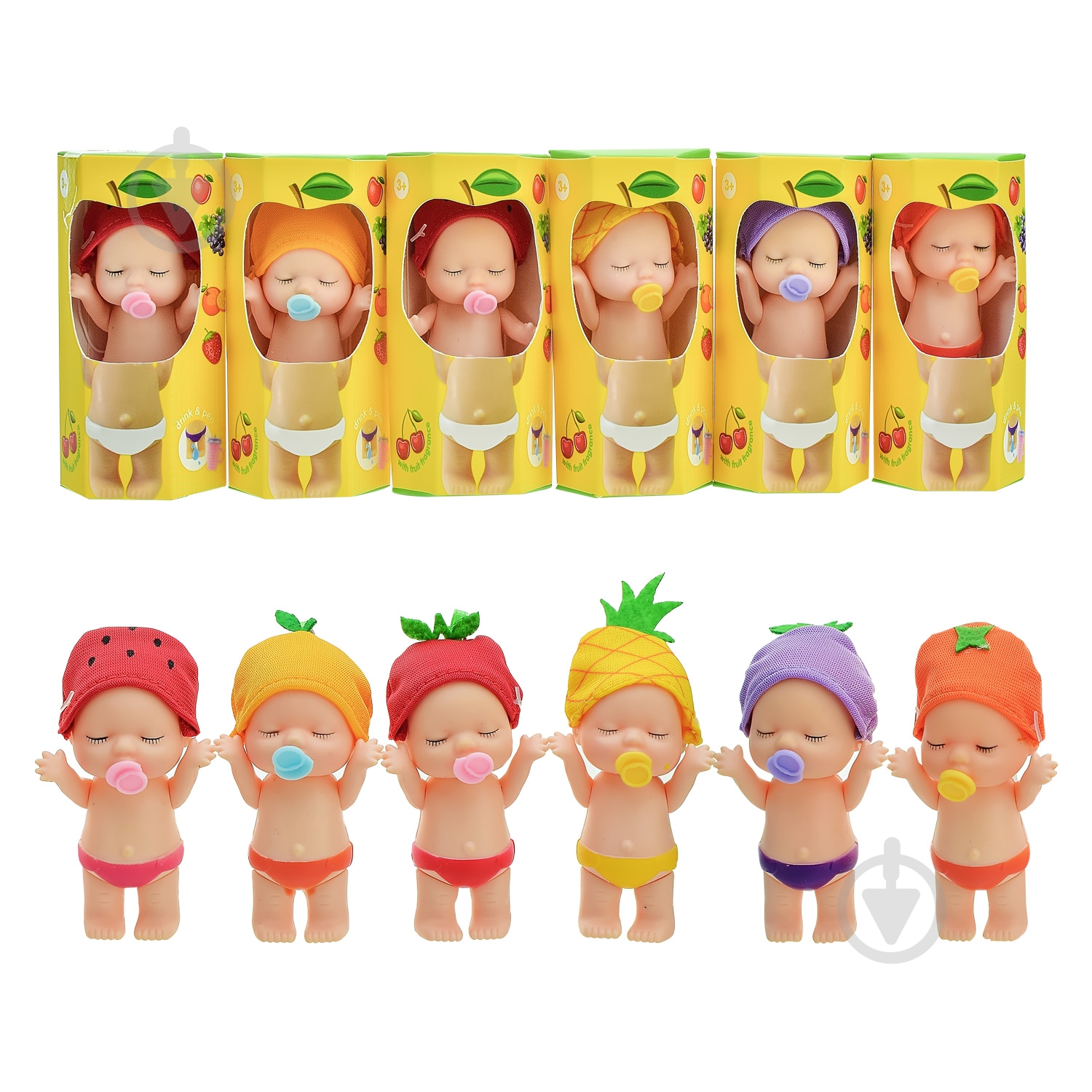 Кукла Fruit baby 6 видов в ассортименте A385A - фото 2 Кукла Fruit baby 6 видов в ассортименте A385A - фото 2