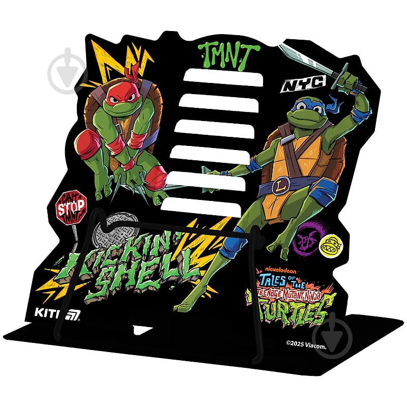 Підставка для книг металева Ninja Turtles NT25-390 KITE - фото 1 Підставка для книг металева Ninja Turtles NT25-390 KITE - фото 1