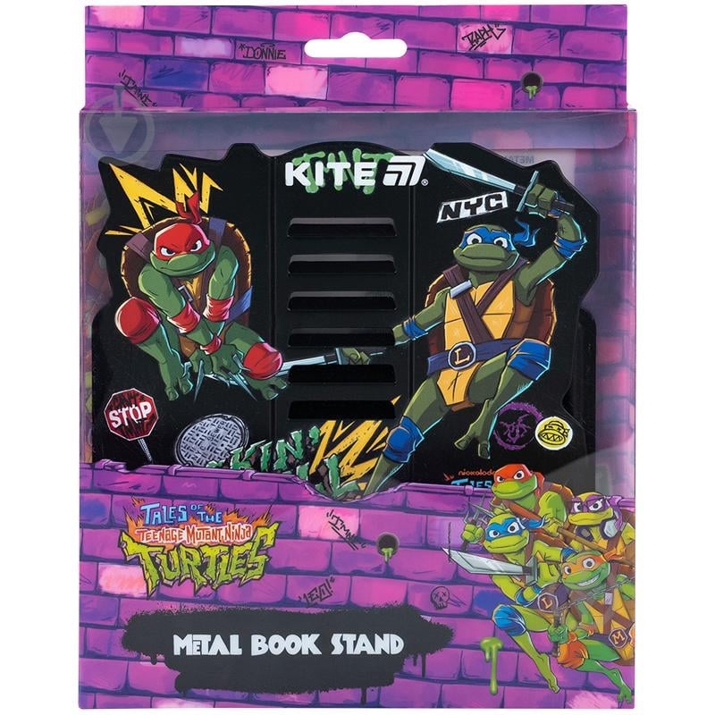 Підставка для книг металева Ninja Turtles NT25-390 KITE - фото 2 Підставка для книг металева Ninja Turtles NT25-390 KITE - фото 2
