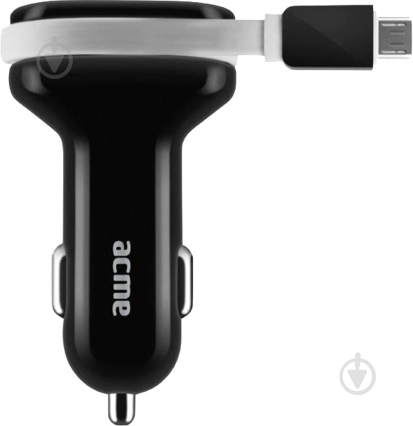 Автомобільний зарядний пристрій Acme CH106 2-ports, Micro USB Car charger, 3.1A - фото 1