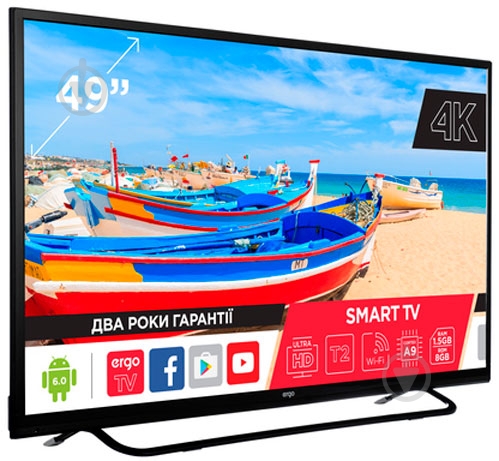 Телевизор Ergo 49СU6500AK - фото 2