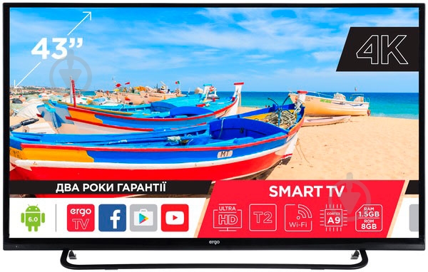 Телевізор Ergo 43СU6500AK - фото 1 Телевізор Ergo 43СU6500AK - фото 1