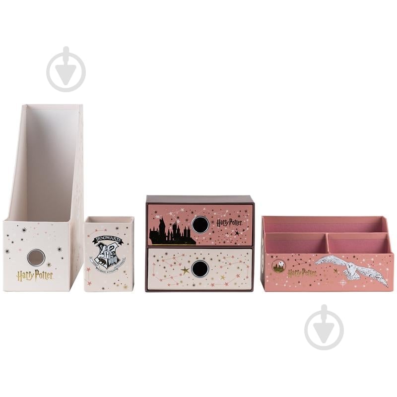 Органайзер настільний 4 предмети Harry Potter HP25-357 KITE - фото 2 Органайзер настільний 4 предмети Harry Potter HP25-357 KITE - фото 2