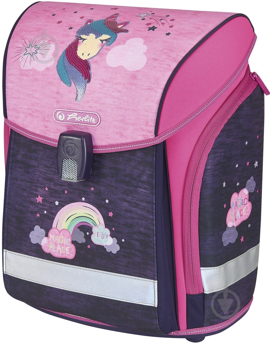 Ранец школьный Herlitz укомплектованный Midi Plus Unicorn (50025640) - фото 3 Ранец школьный Herlitz укомплектованный Midi Plus Unicorn (50025640) - фото 3
