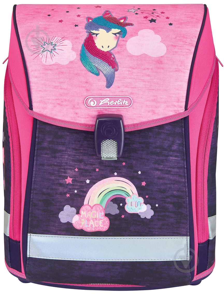 Ранец школьный Herlitz укомплектованный Midi Plus Unicorn (50025640) - фото 2 Ранец школьный Herlitz укомплектованный Midi Plus Unicorn (50025640) - фото 2