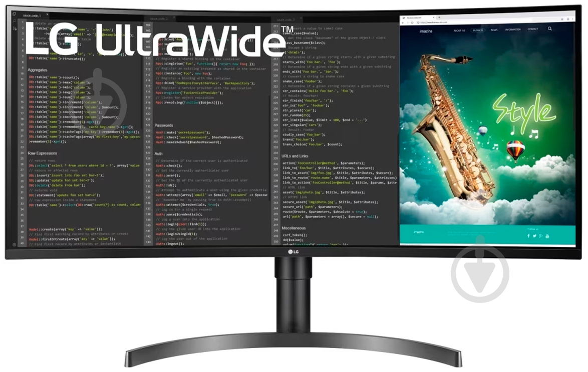 Монитор LG 35WN75C-B 35" (35WN75C-B) - фото 1 Монитор LG 35WN75C-B 35" (35WN75C-B) - фото 1