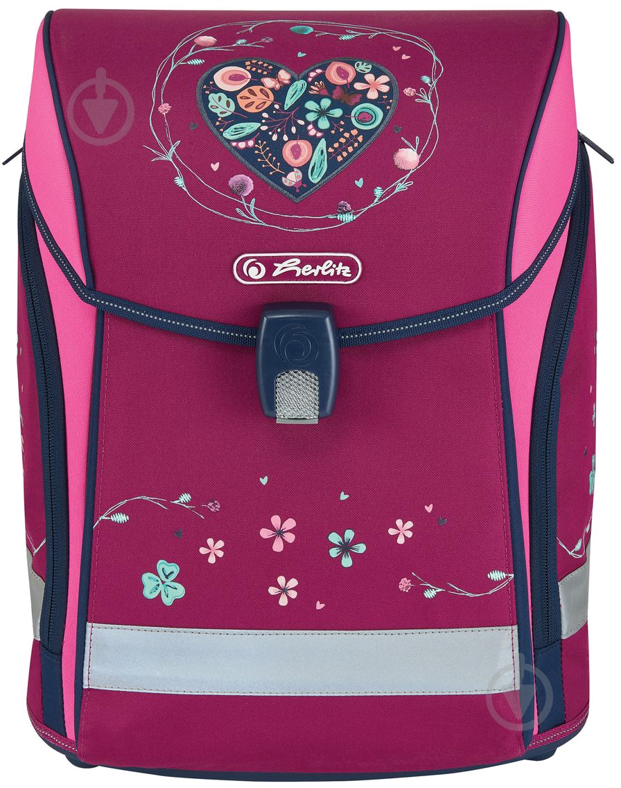 Ранец школьный Herlitz укомплектованный Midi Plus Heart (50025664) - фото 2