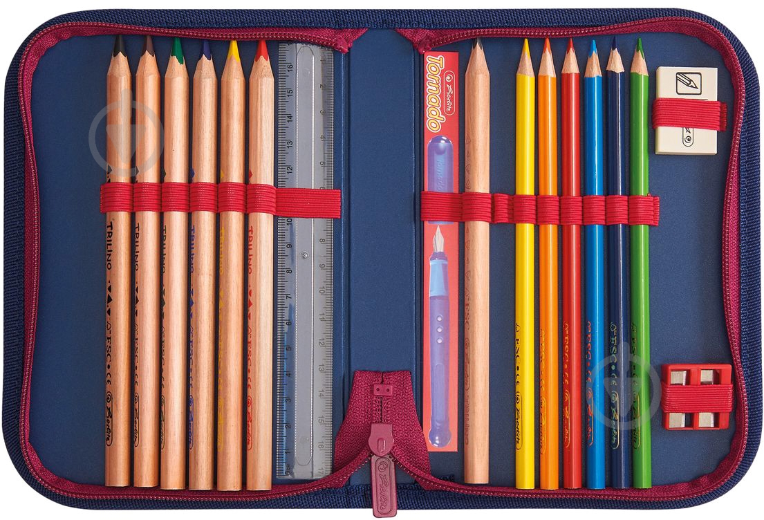 Ранец школьный Herlitz укомплектованный Midi Plus Heart (50025664) - фото 10