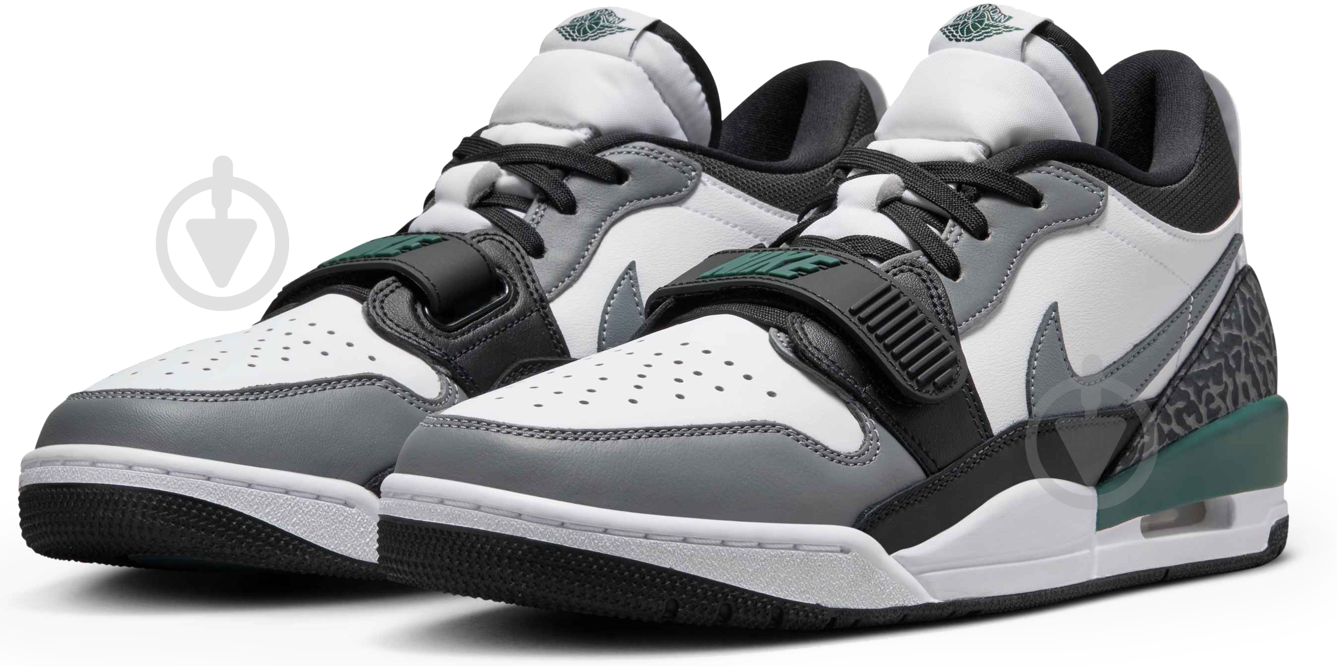 Кросівки чоловічі демісезонні Jordan AIR LEGACY 312 LOW CD7069-131 р.44,5 чорно-біло-сірі - фото 5