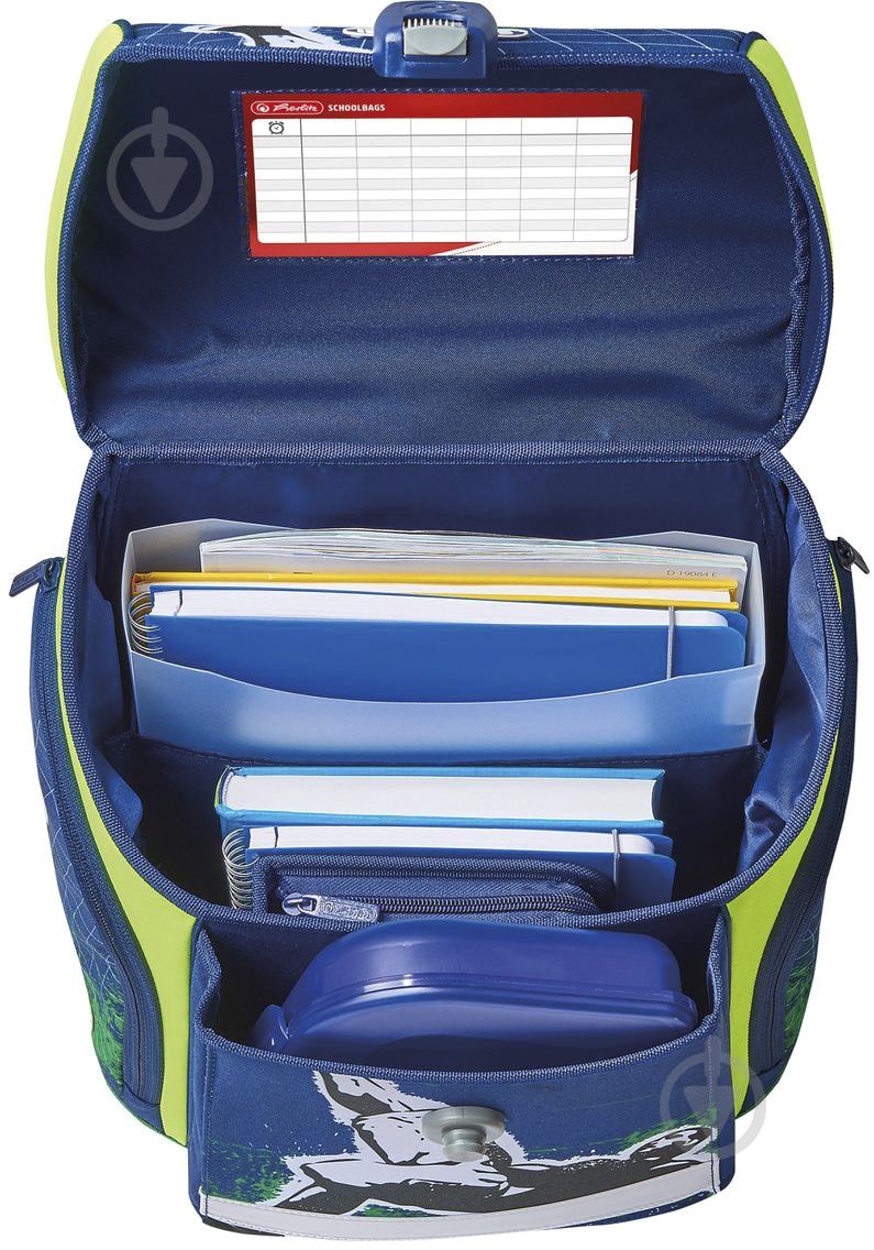Рюкзак школьный Herlitz укомплектованный Midi Plus Kick it (50025688) - фото 6 Рюкзак школьный Herlitz укомплектованный Midi Plus Kick it (50025688) - фото 6