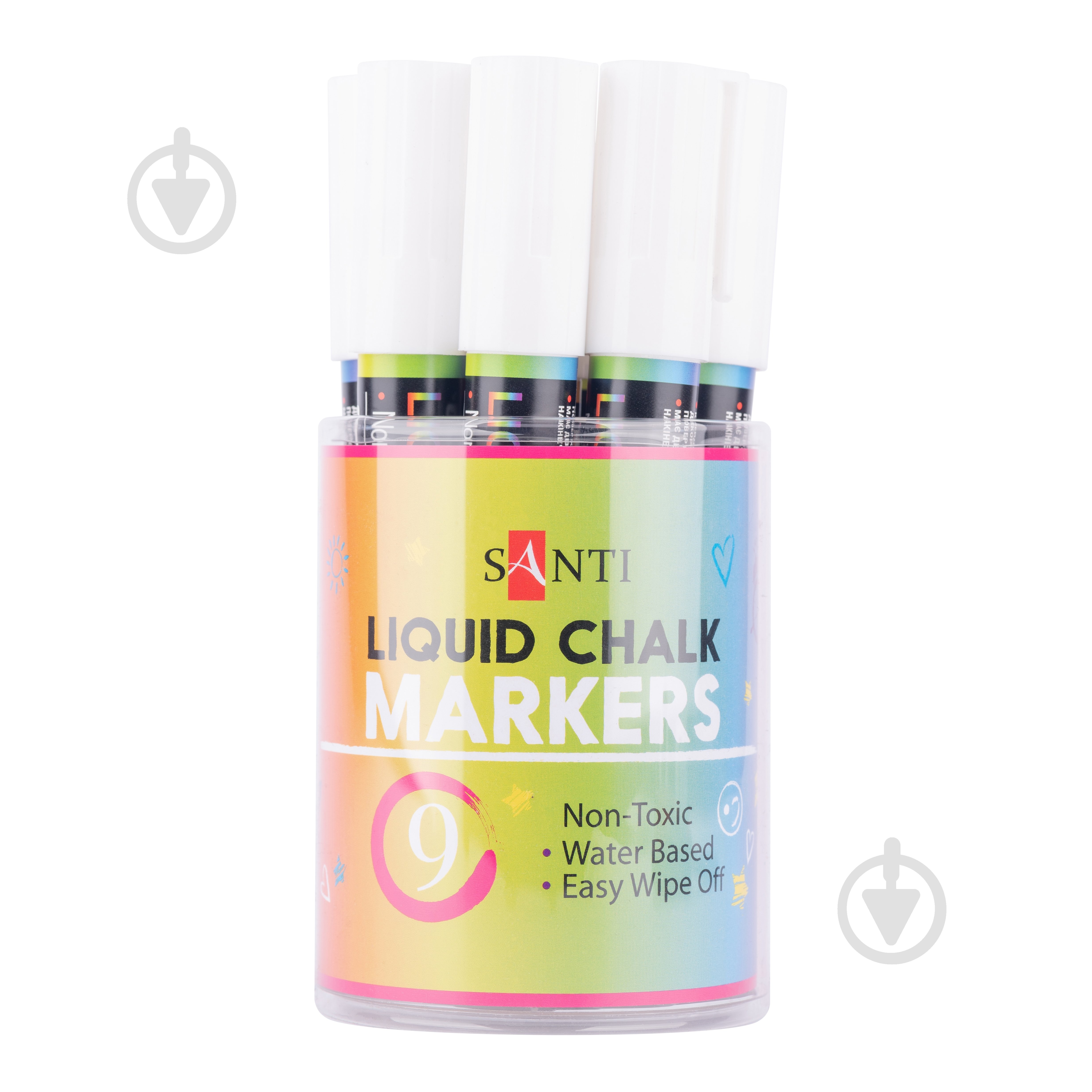 Маркер меловой Santi 8 мм белый - фото 2 Маркер меловой Santi 8 мм белый - фото 2