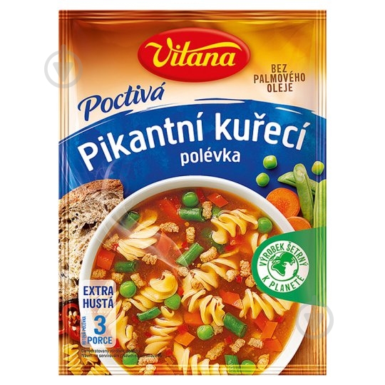 Суп ТМ Vitana Куриный пикантный 86г 86 г - фото 1 Суп ТМ Vitana Куриный пикантный 86г 86 г - фото 1