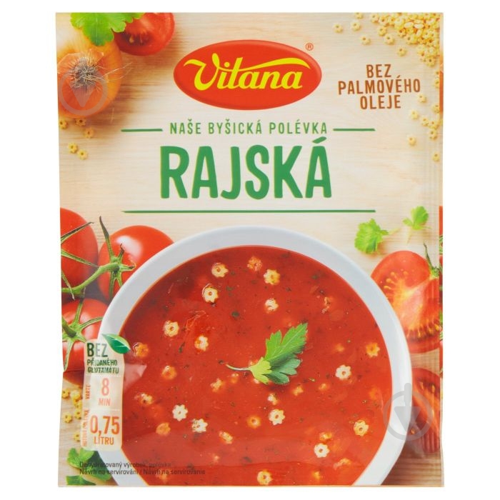 Суп ТМ Vitana Томатный 76г 76 г - фото 1 Суп ТМ Vitana Томатный 76г 76 г - фото 1