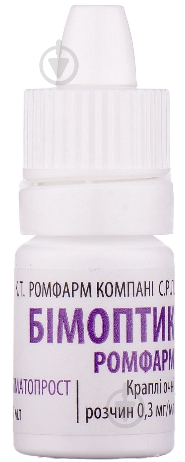 Бимоптик Ромфарм во флаконе крапли 0,3 мг/мл 3 мл - фото 4