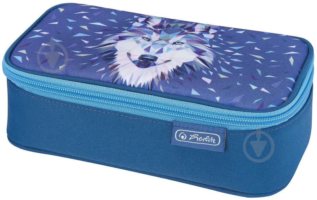 ᐉ Пенал школьный Beat Box Wild Animals Волк 50026579 Herlitz