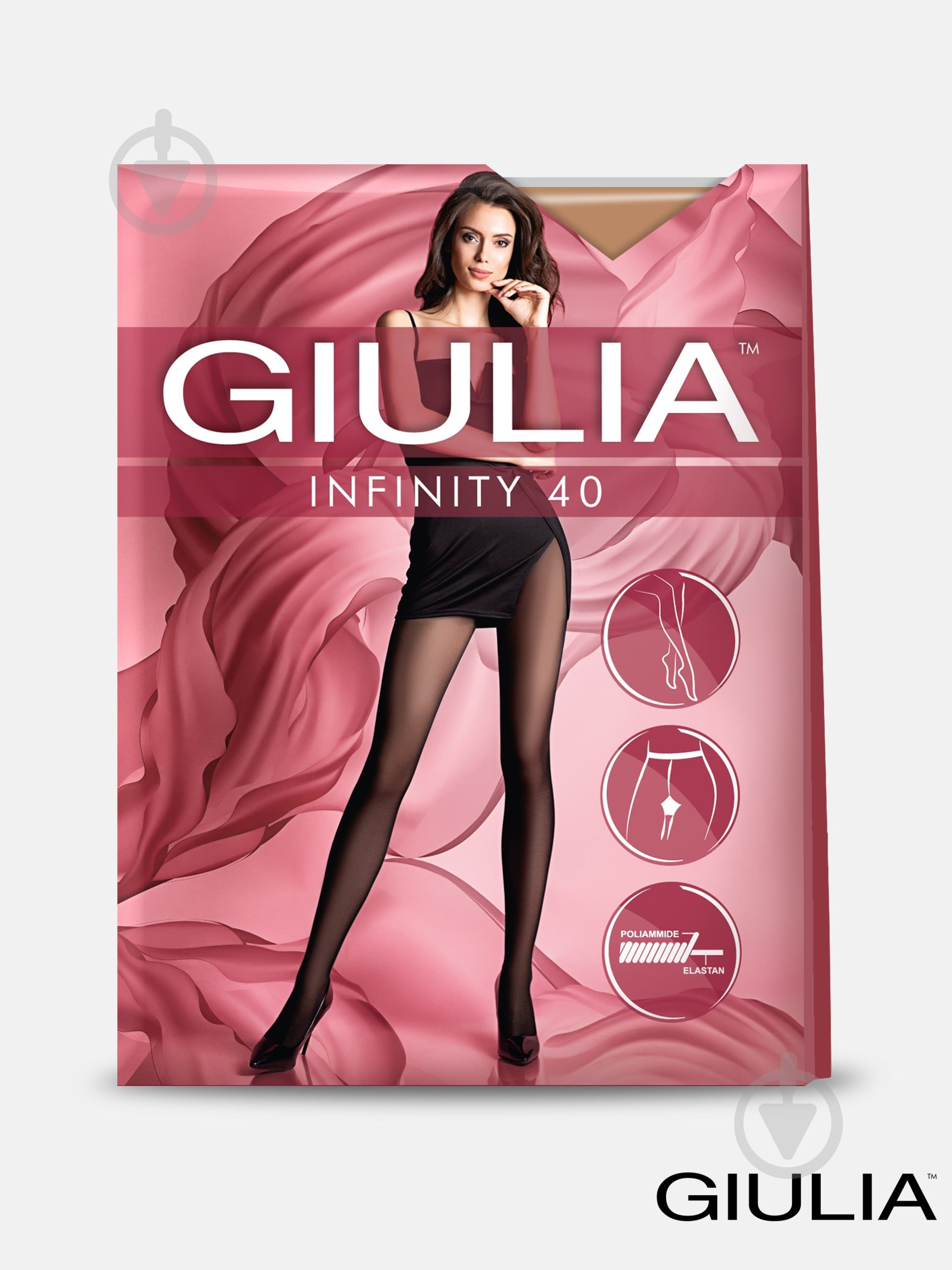 Колготки Giulia INFINITY 40 den daino 4 телесный - фото 1 Колготки Giulia INFINITY 40 den daino 4 телесный - фото 1