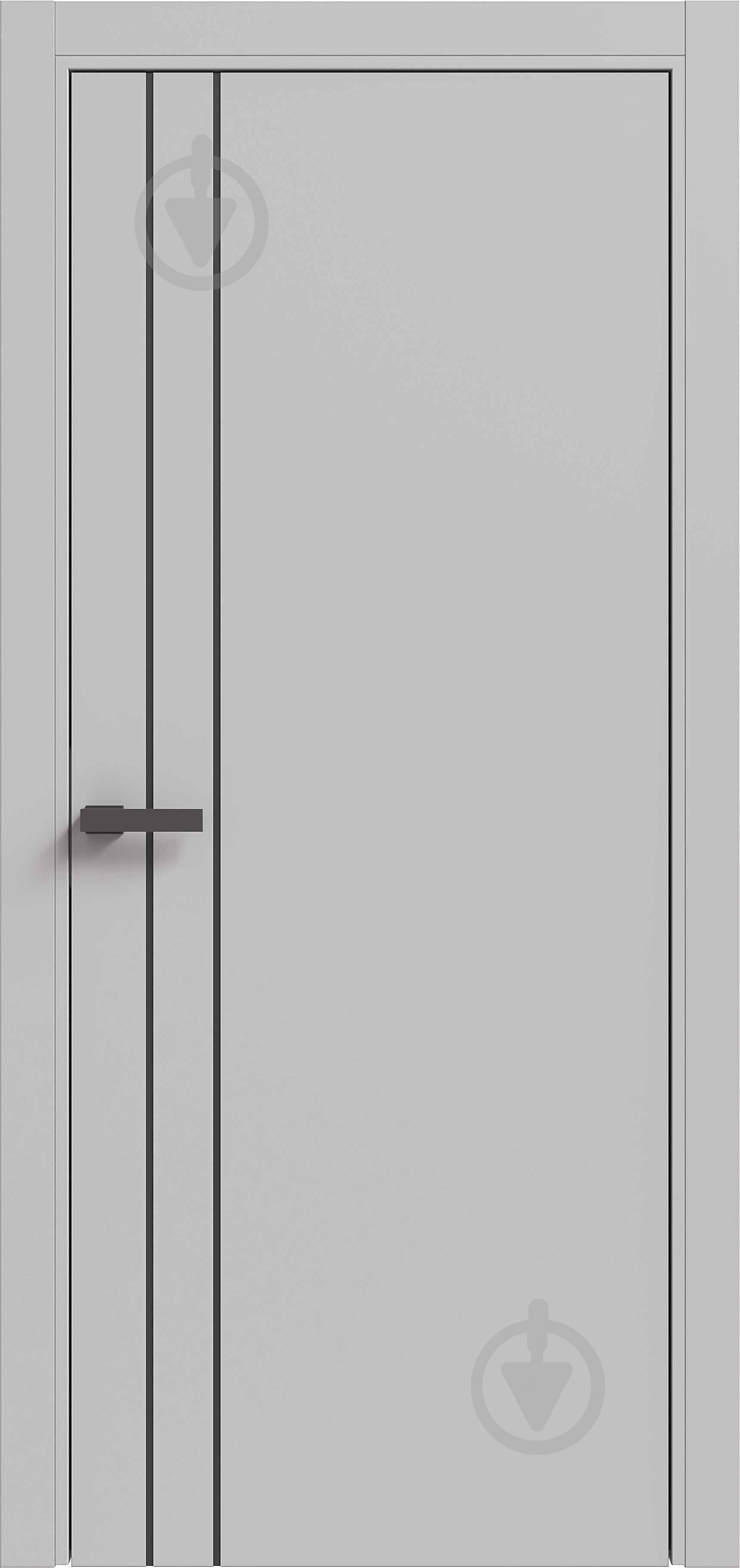 Дверное полотно Термінус Light ПК-05 ПГ 800 мм серый - фото 1 Дверное полотно Термінус Light ПК-05 ПГ 800 мм серый - фото 1