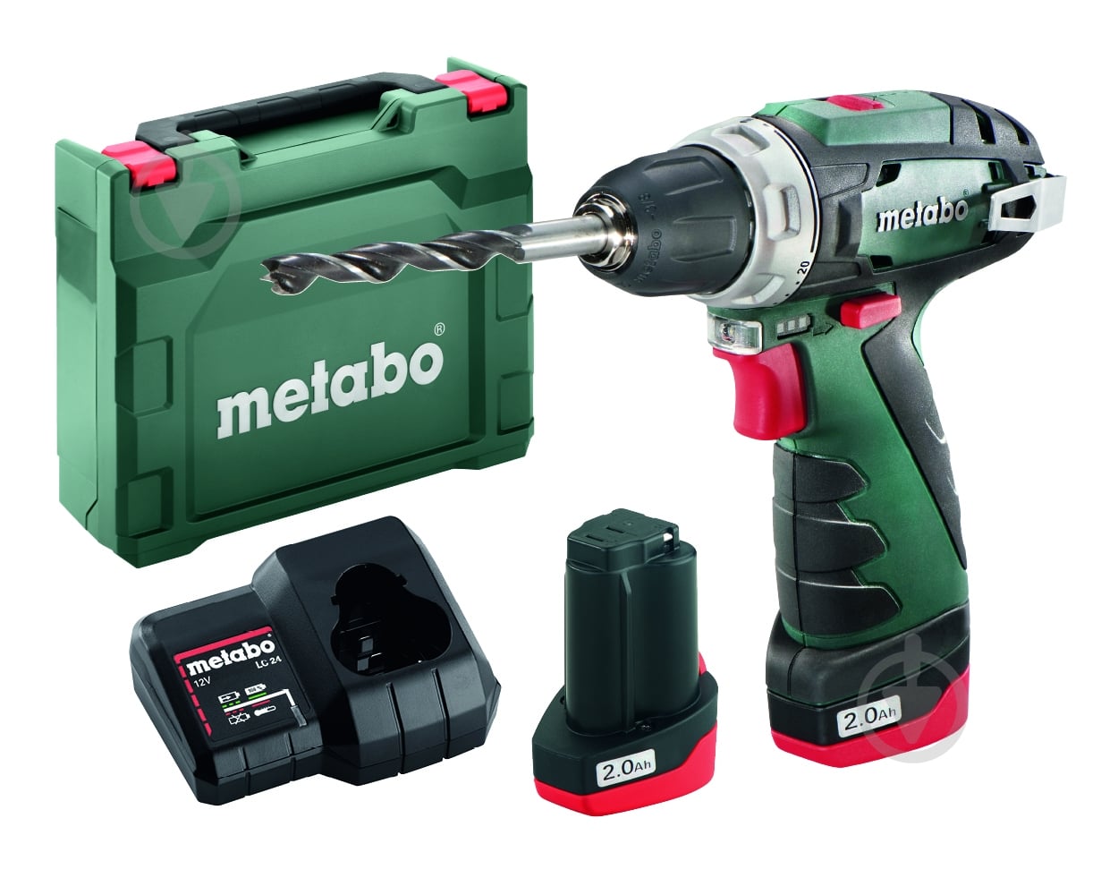 Шуруповерт аккумуляторный Metabo PowerMaxx BS Basic 600984500 - фото 1
