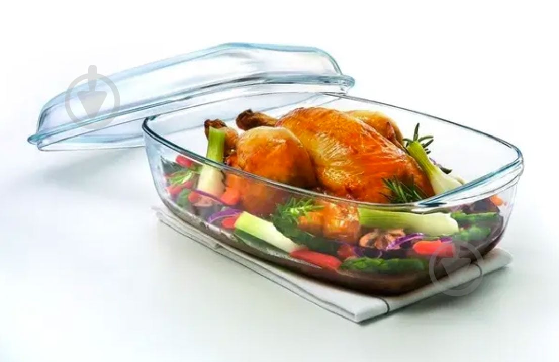 Кастрюля стеклянная O Cuisine прямоугольная 4.4 л + 2.3 л (466AC00/2043) - фото 4 Кастрюля стеклянная O Cuisine прямоугольная 4.4 л + 2.3 л (466AC00/2043) - фото 4