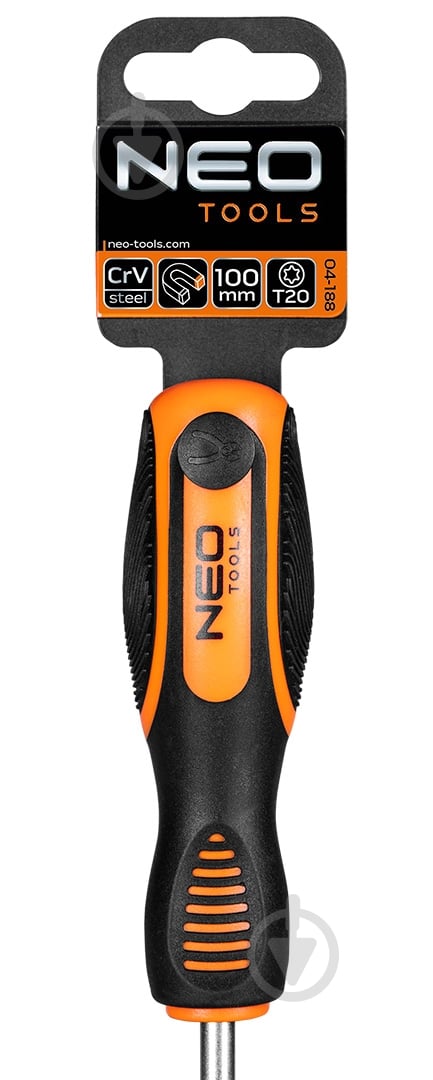 Отвертка NEO tools Torx T20x100 мм 04-188 - фото 7 Отвертка NEO tools Torx T20x100 мм 04-188 - фото 7