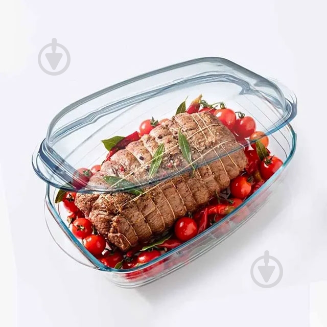 Кастрюля стеклянная O Cuisine прямоугольная 2.9 л +1.6 л (465AC00/2043) - фото 5 Кастрюля стеклянная O Cuisine прямоугольная 2.9 л +1.6 л (465AC00/2043) - фото 5