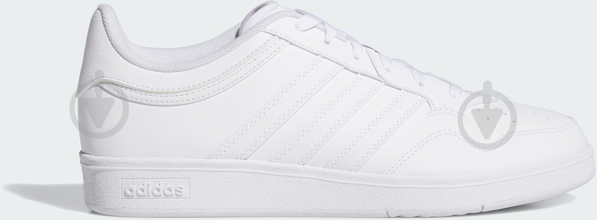 Кросівки чоловічі демісезонні Adidas HOOPS 4.0 JH6141 р.45 1/3 білі - фото 1