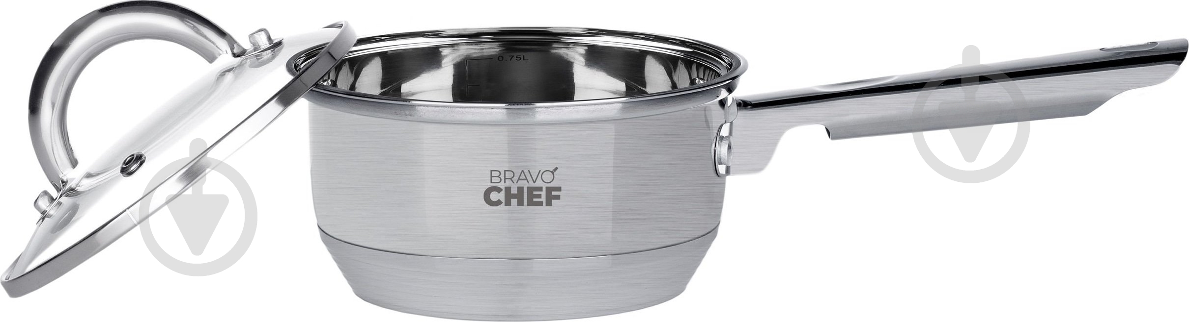Ківш з кришкою Bravo Chef 1.15 л (BC-4001-14) - фото 2