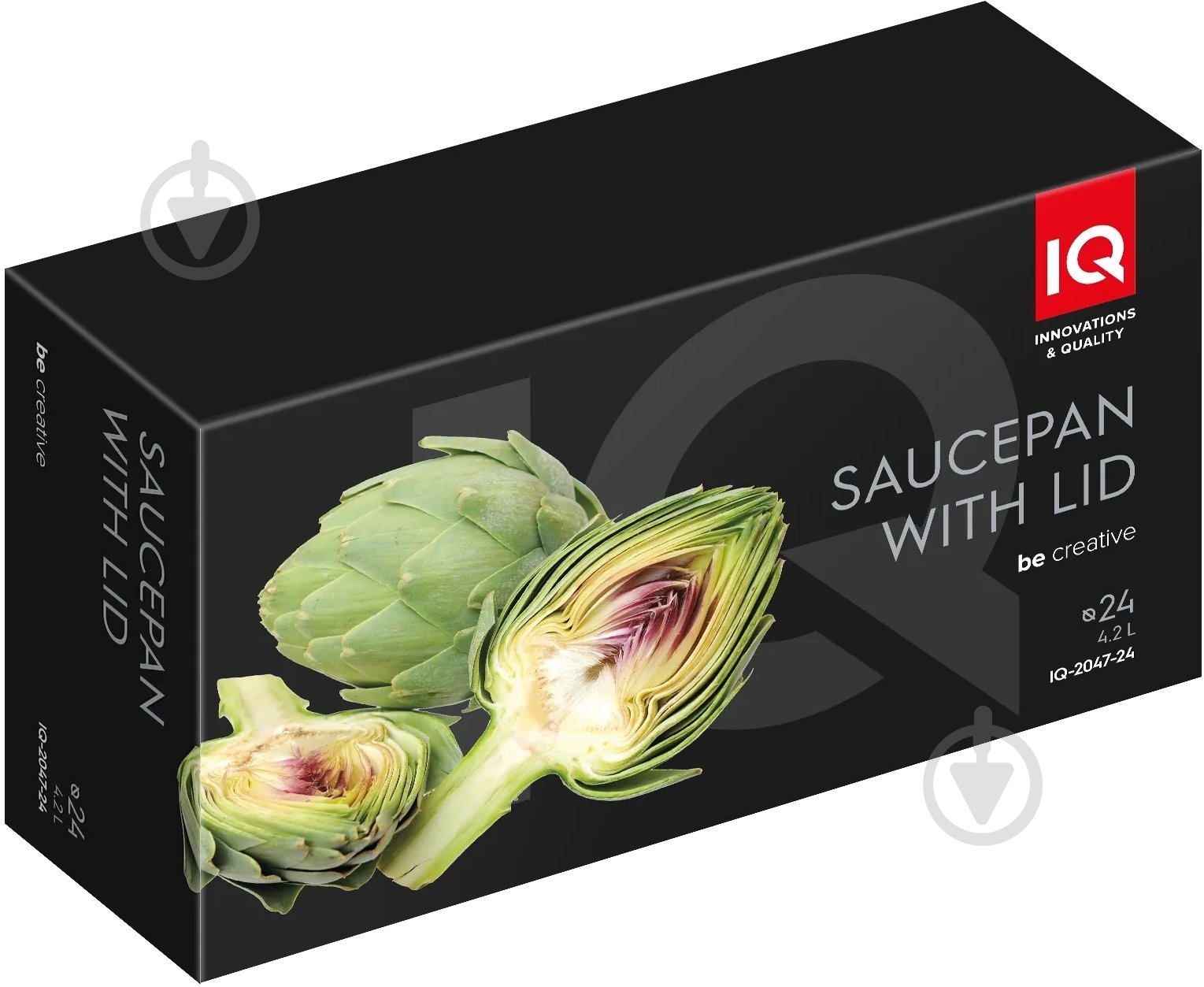 Ківш з кришкою IQ Be Creative 1.3 л (IQ-4047-16) - фото 5