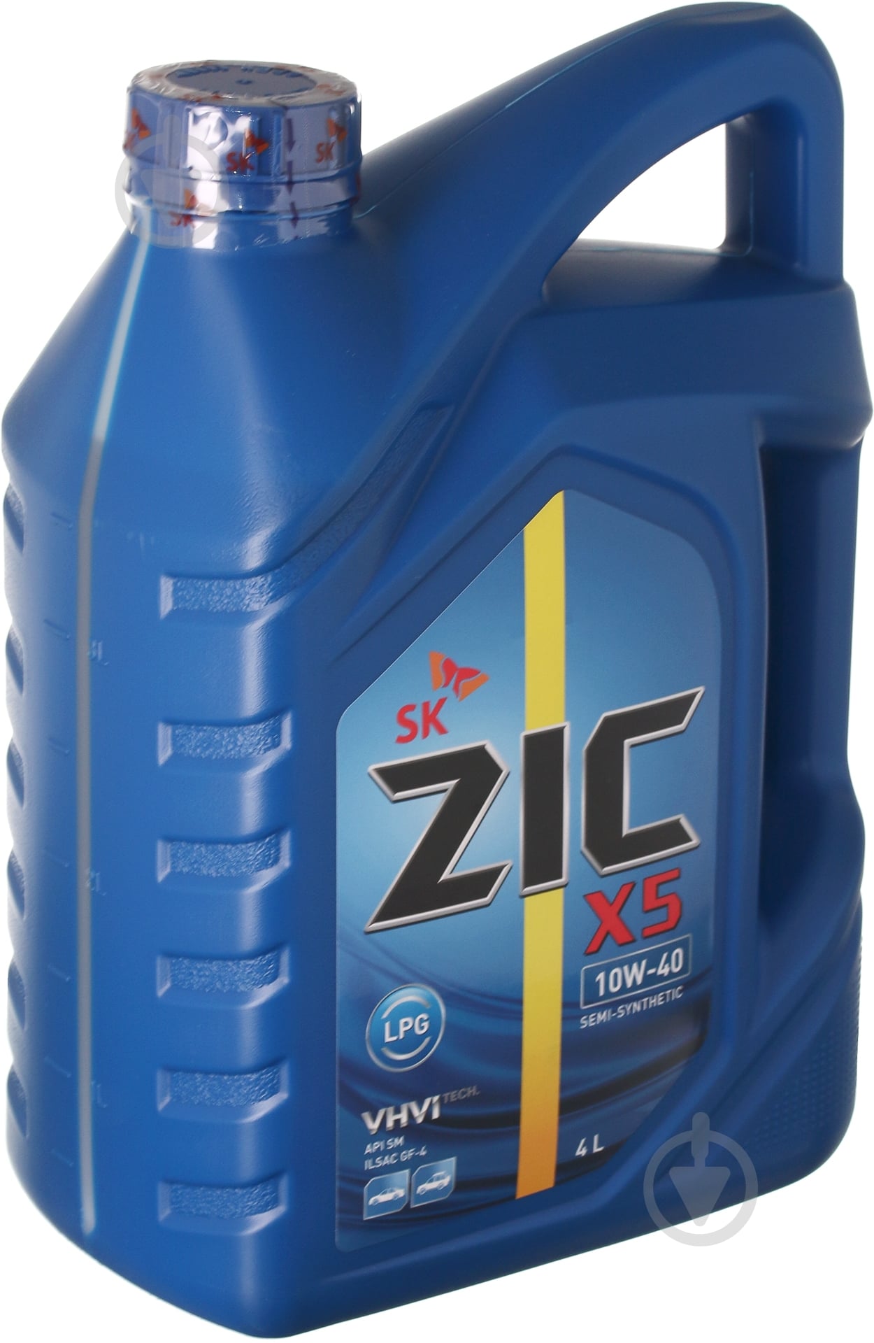 ᐉ Моторное масло полусинтетическое ZIC X5 LPG 10W-40 4 л (162666