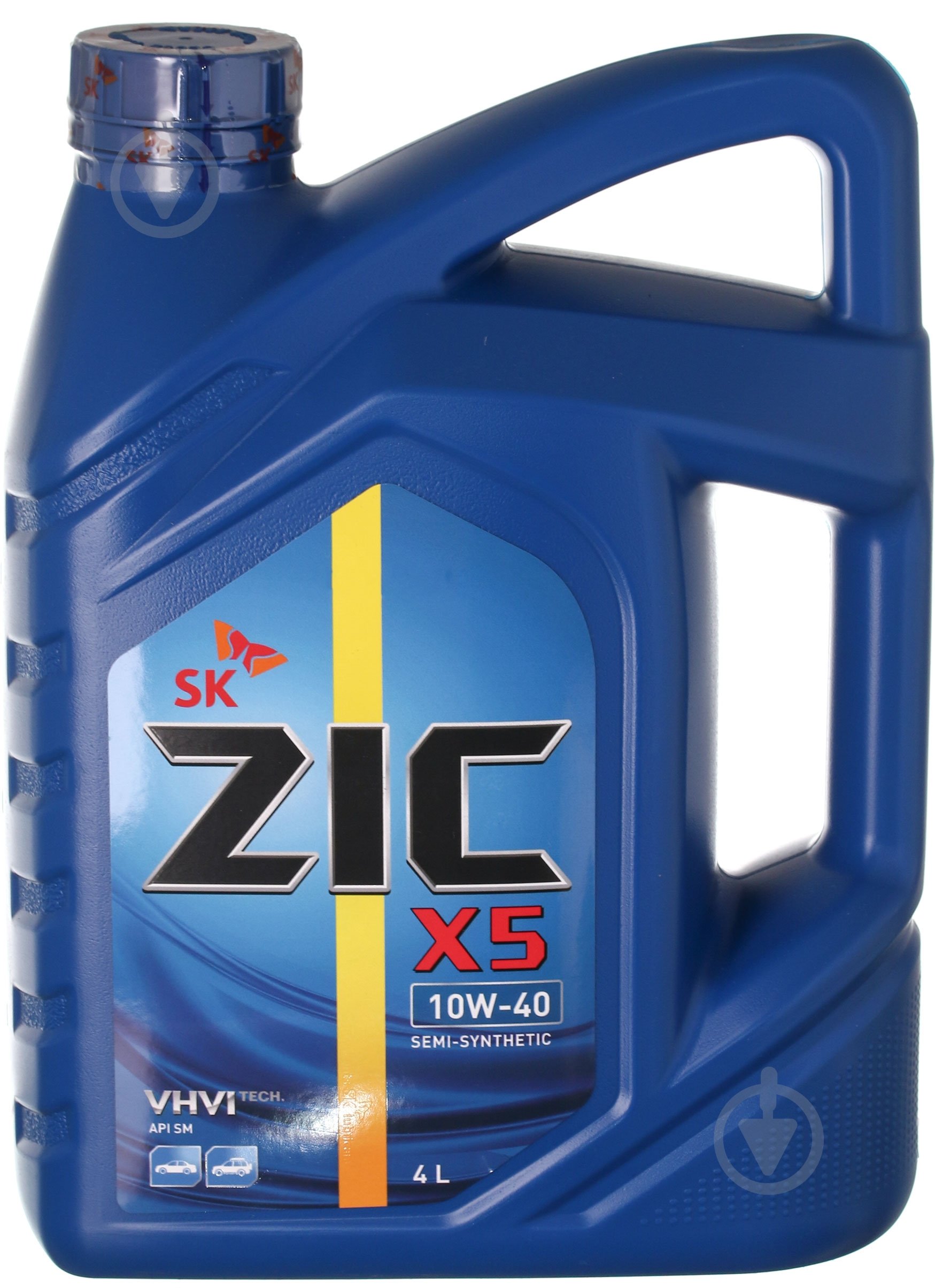 ᐉ Моторное масло полусинтетическое ZIC X5 10W-40 4 л (162650