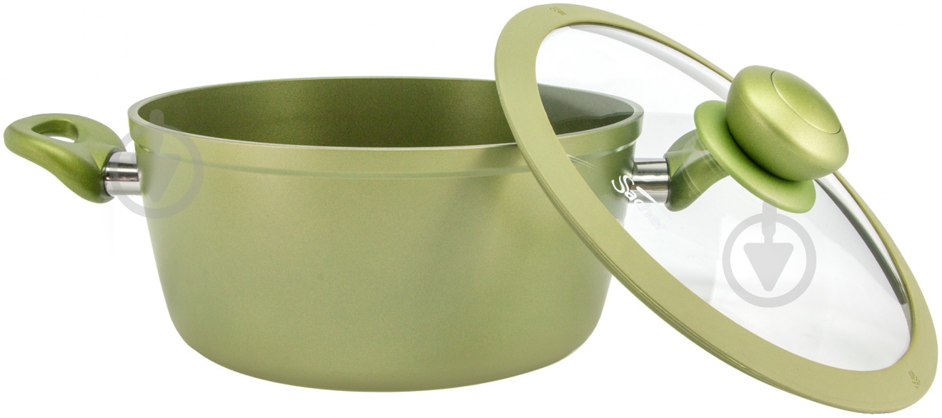 Кастрюля Sacher 2,0 л салатовая SHTF00016 - фото 3