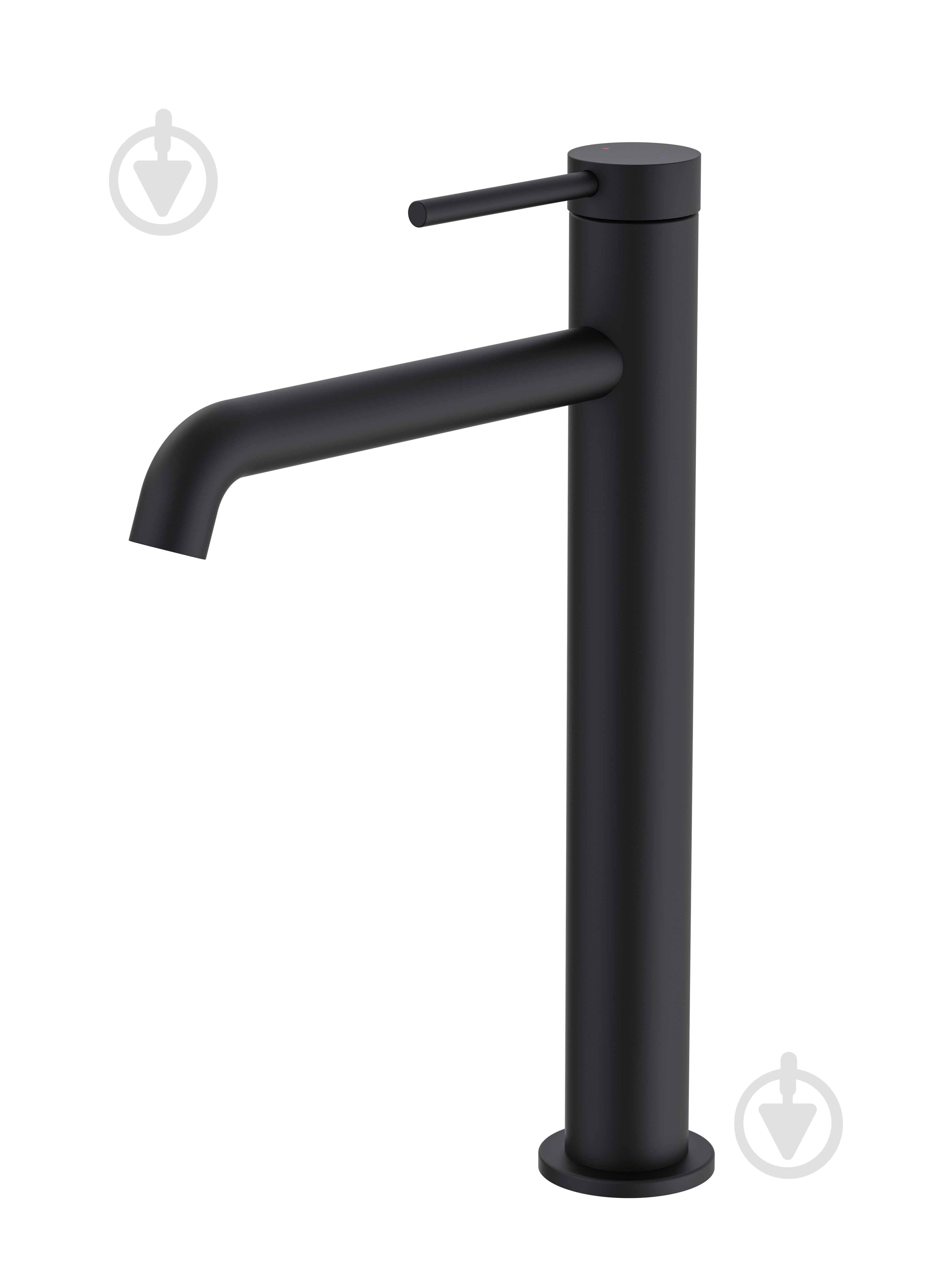 Смеситель для умывальника Aqua Rodos MADRID 06 Black Matte высокий АР000110513 - фото 1