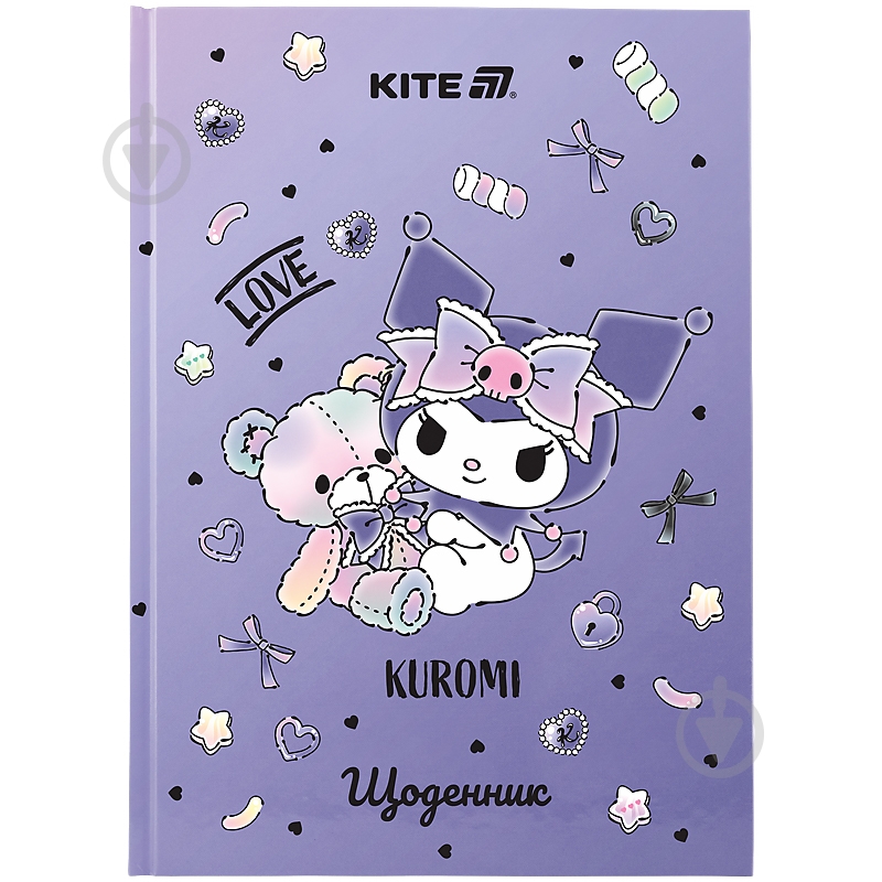 Щоденник шкільний Kuromi HK25-262-4 KITE - фото 1