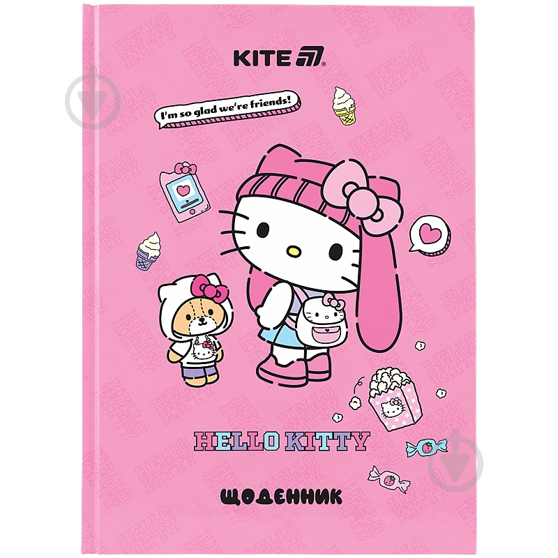 Щоденник шкільний Hello Kitty HK25-262-2 KITE - фото 1 Щоденник шкільний Hello Kitty HK25-262-2 KITE - фото 1