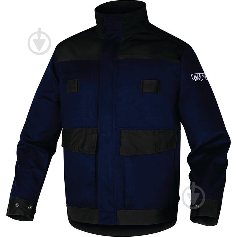 Куртка робоча Delta Plus MAIAO з захистом від електричної дуги р. L MAIV2BMGT синьо-чорний - фото 1 Куртка робоча Delta Plus MAIAO з захистом від електричної дуги р. L MAIV2BMGT синьо-чорний - фото 1