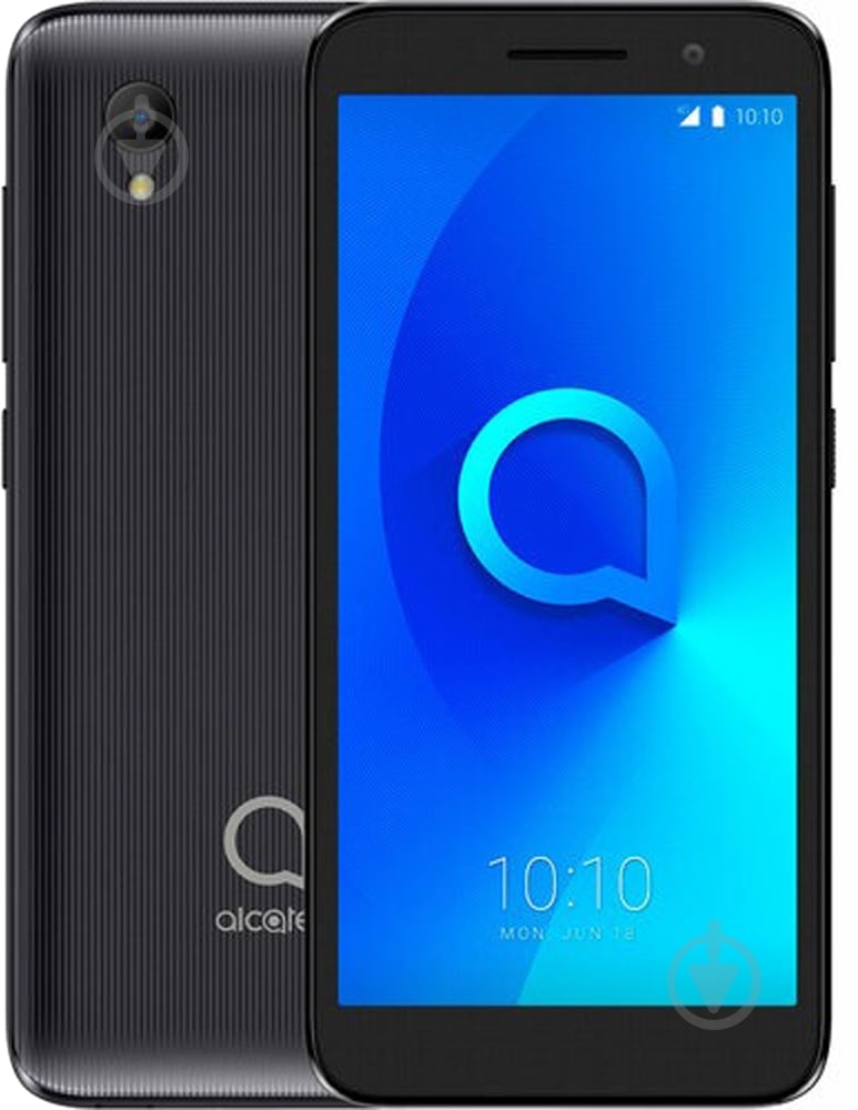 Смартфон Alcatel 1 (5033D) Dual SIM 1/8GB volcano black (5033D-2HALUAA) - фото 1 Смартфон Alcatel 1 (5033D) Dual SIM 1/8GB volcano black (5033D-2HALUAA) - фото 1