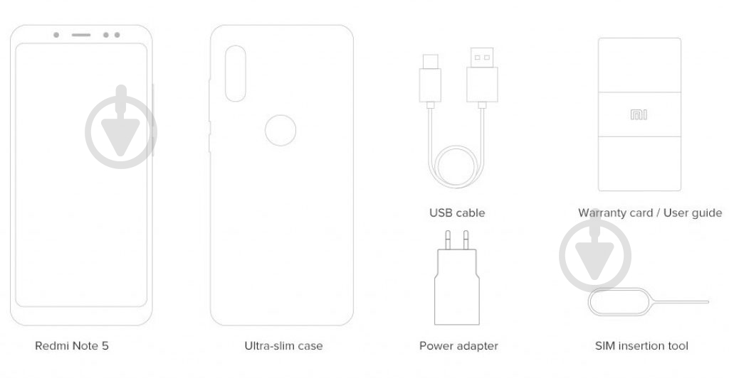 Смартфон Xiaomi Redmi Note 5 3/32GB black (355799) - фото 8