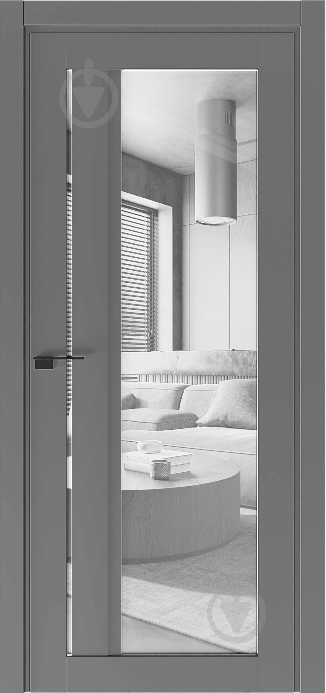 Дверное полотно Terminus 123 ПО 900 мм оникс - фото 1 Дверное полотно Terminus 123 ПО 900 мм оникс - фото 1