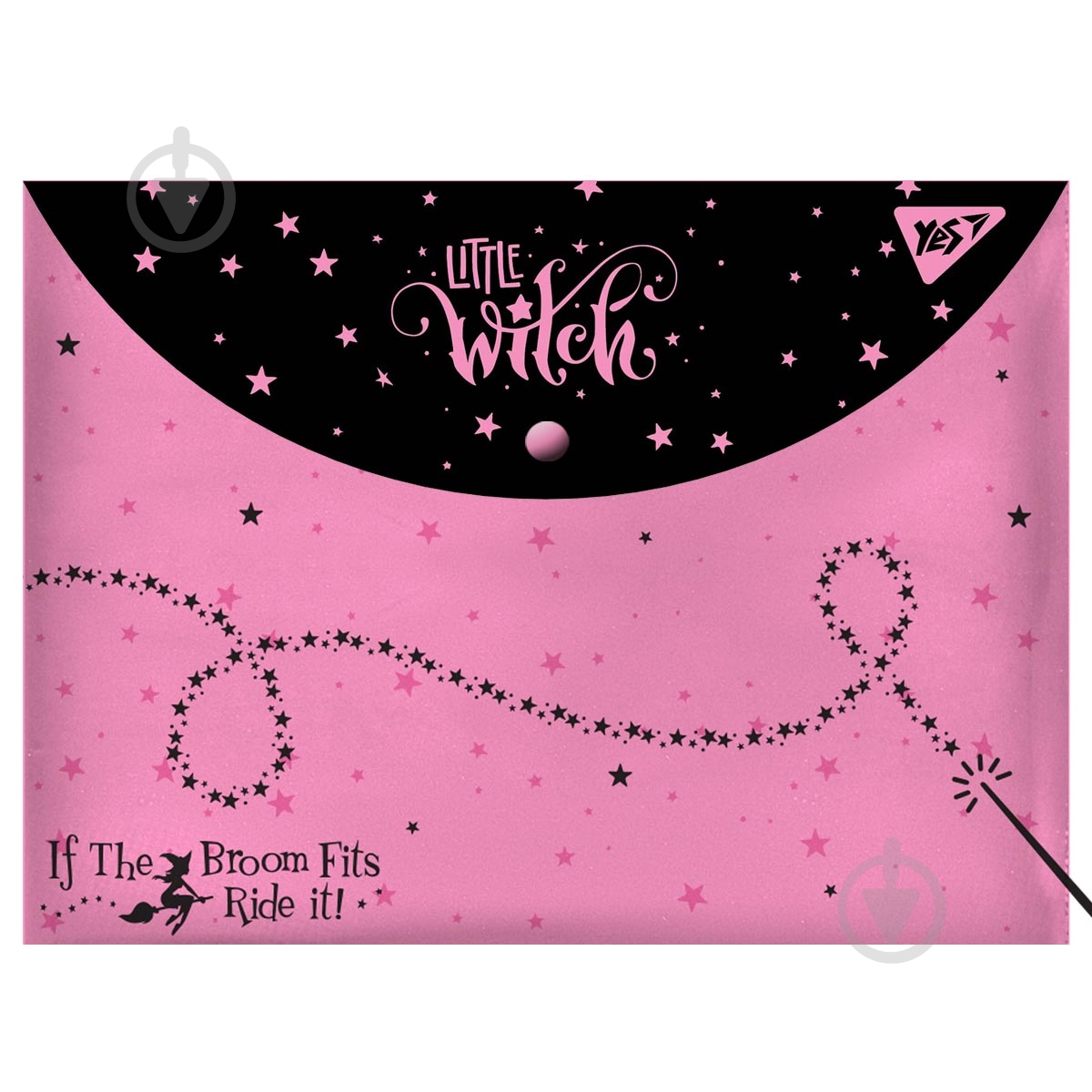 Папка-конверт на кнопке А4 Little Witch YES - фото 1