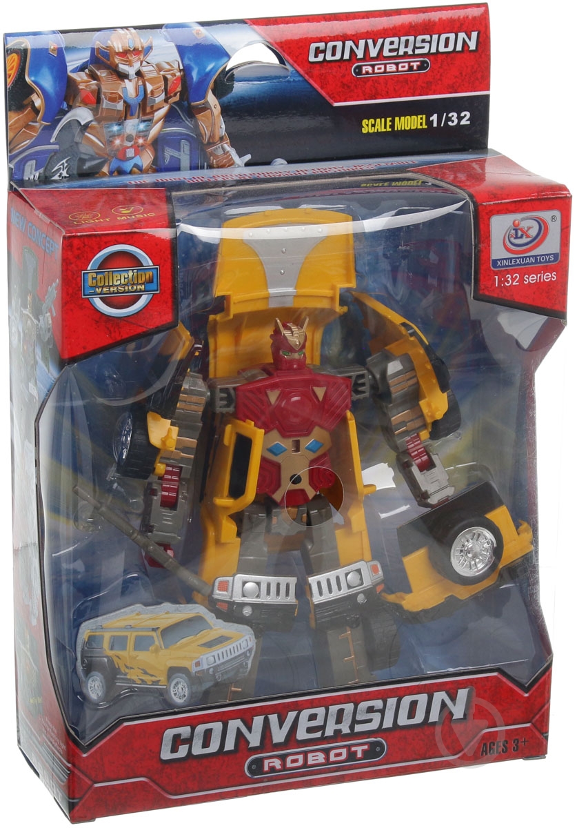 Игрушка-трансформер Numo Toys Джип с оружием - фото 8