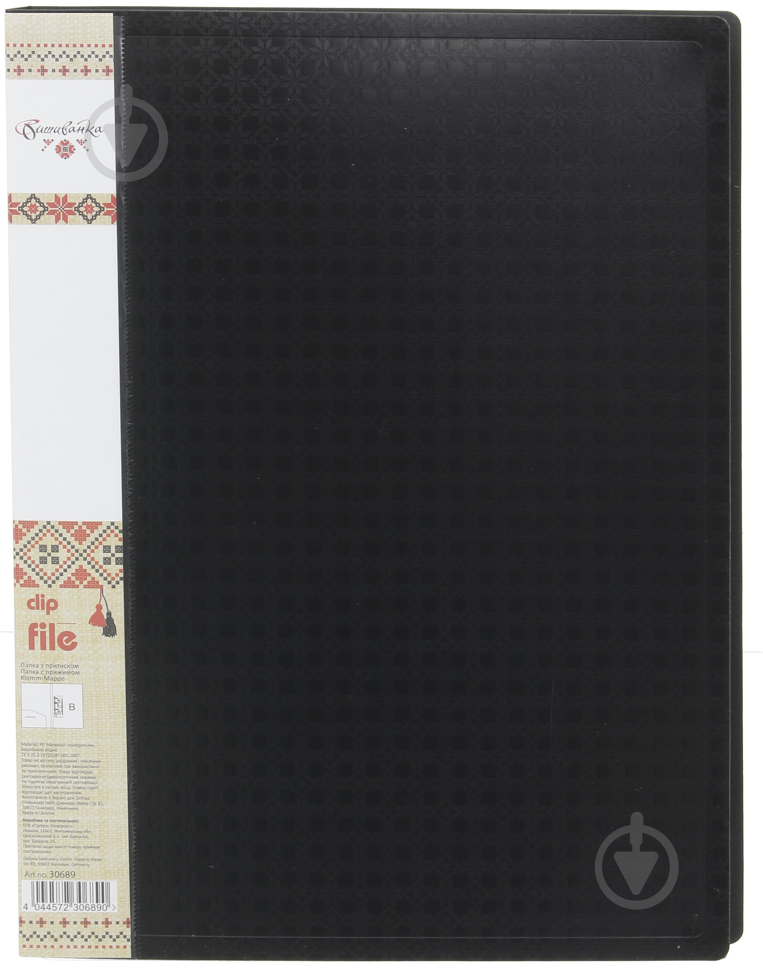 Папка O30689 CLIP B с двумя карманами цвет в ассортименте Optima - фото 4