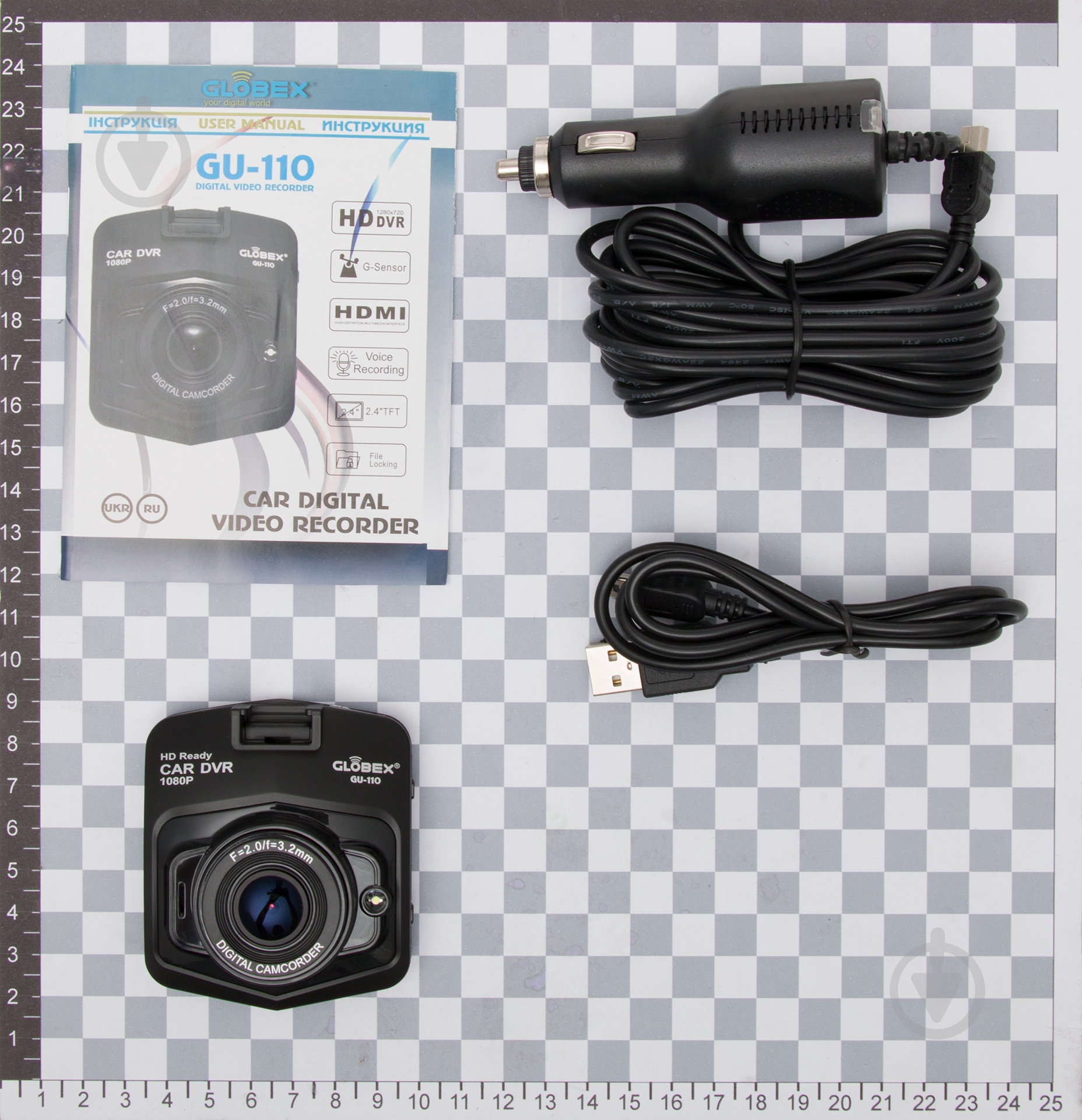 Відеореєстратор Globex GU-110 - фото 7 Відеореєстратор Globex GU-110 - фото 7